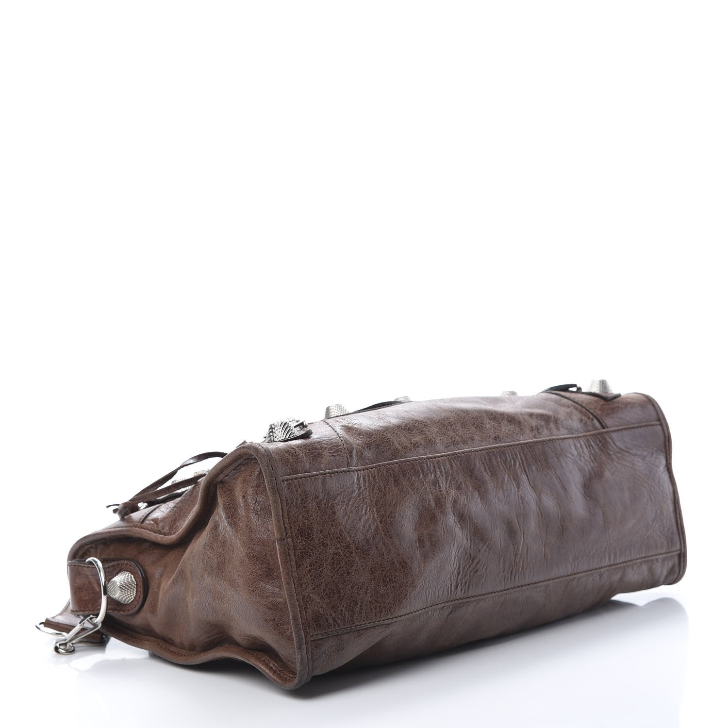 Balenciaga Agneau Giant 21 Silver Hardware City Chataigne 4 of 19