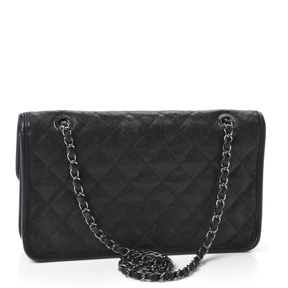 Chanel Caviar Quilted Medium French Riviera Flap Black 2 of 9