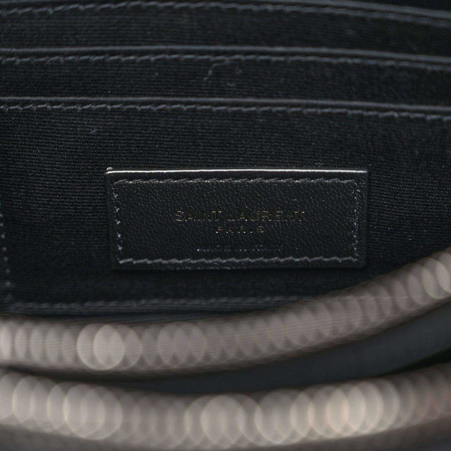 Grained Lambskin Quilted Mini Becky Double Zip Bag Black