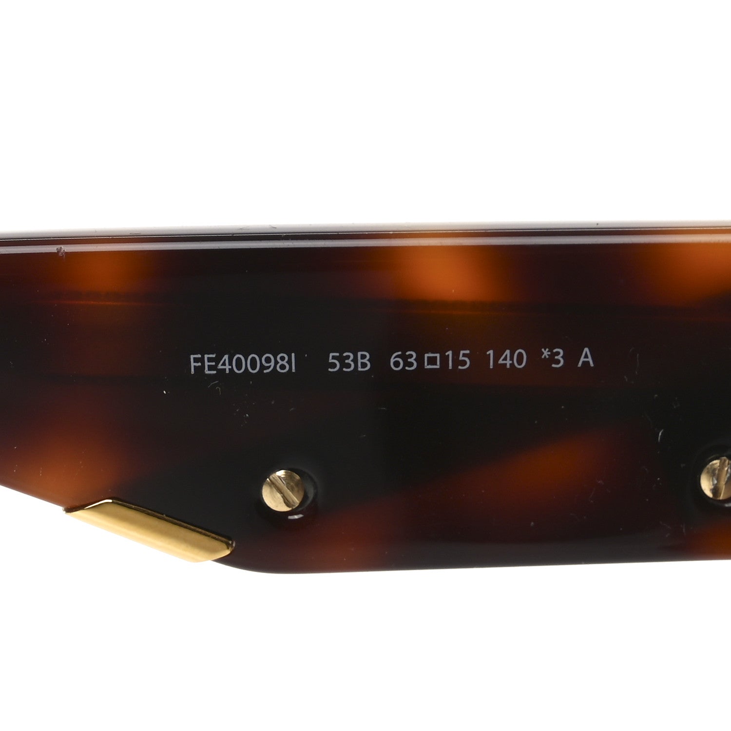 Fendi Acetate Fendi First Sunglasses FE40098I Havana 6 of 6