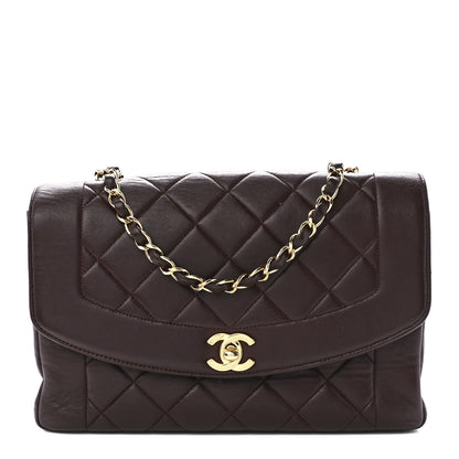 Chanel Lambskin Quilted Medium Single Flap Burgundy 1 of 13
