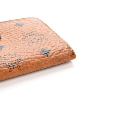 MCM Visetos French Wallet Cognac 5 of 12