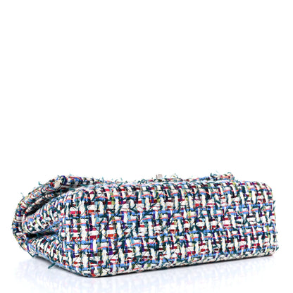 Chanel Tweed Quilted Jumbo Double Flap Multicolor 4 of 15