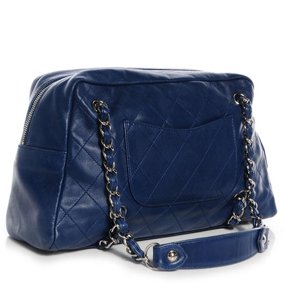 Chanel Lambskin Small Camera Case Blue 3 of 8