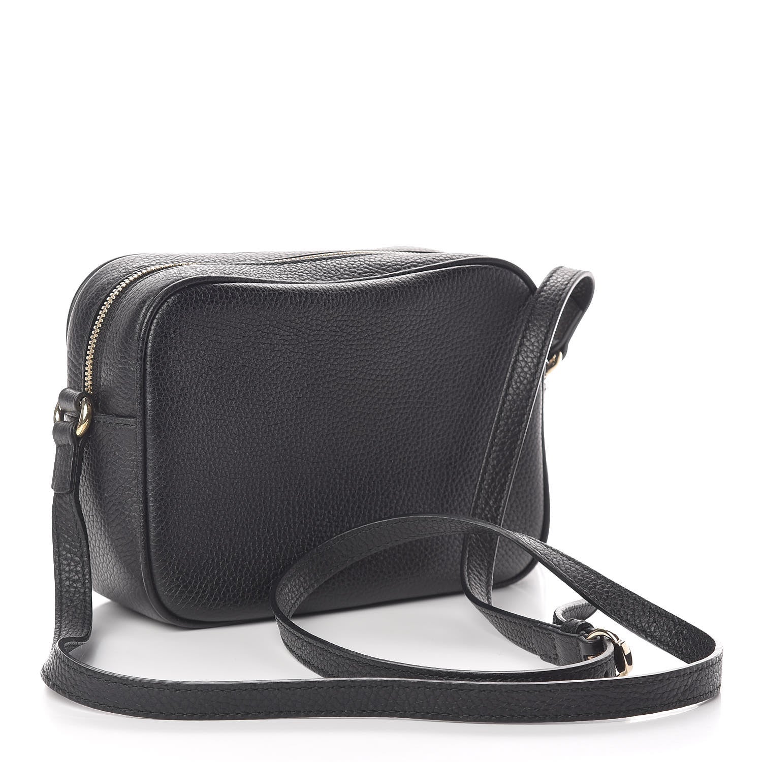 Gucci Pebbled Calfskin Small Soho Disco Bag Black 3 of 16