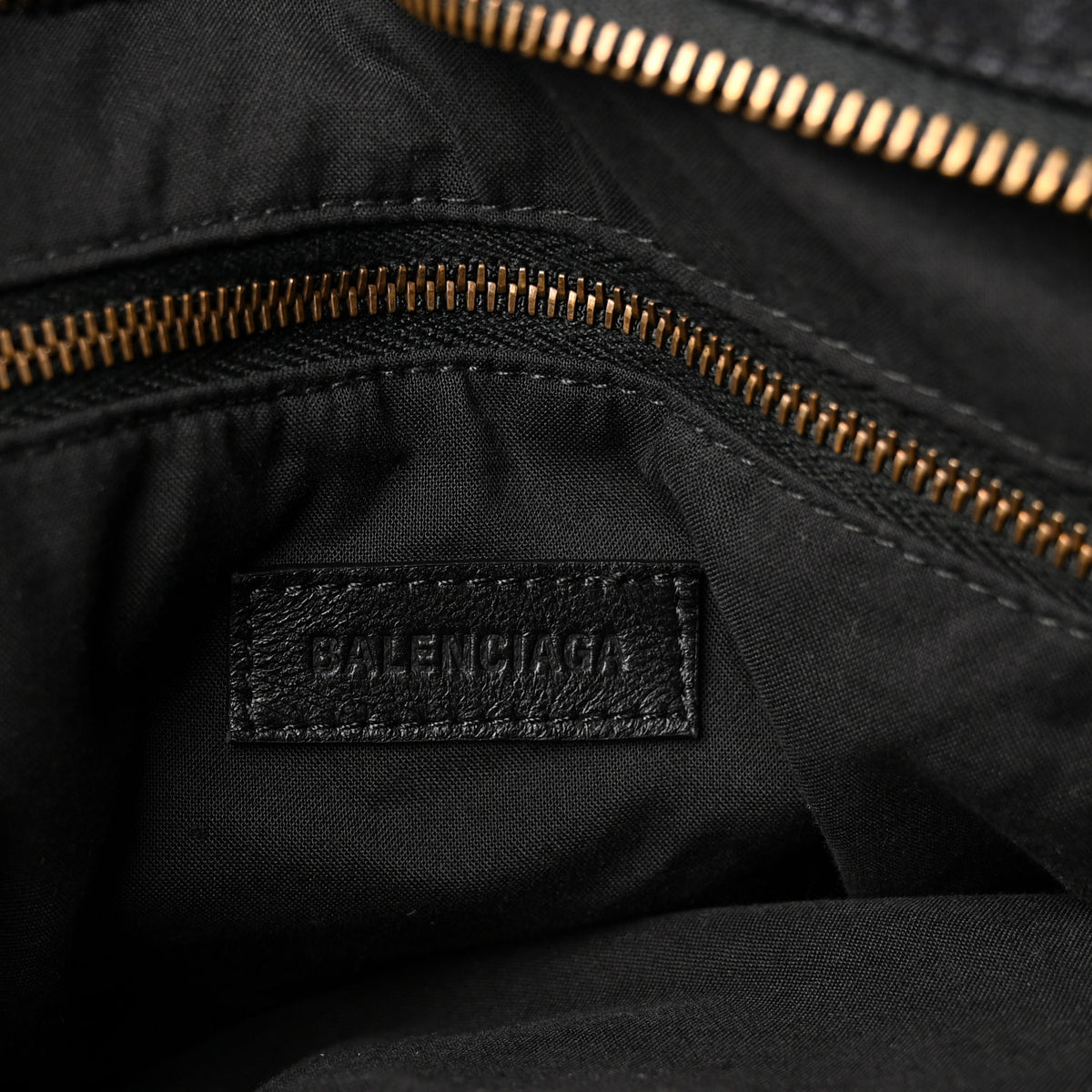 Balenciaga Washed Denim Classic Hardware Small Le City Black 6 of 10