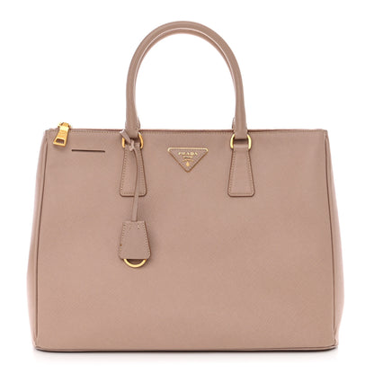 Prada Saffiano Lux Large Galleria Double Zip Tote Cammeo 1 of 14