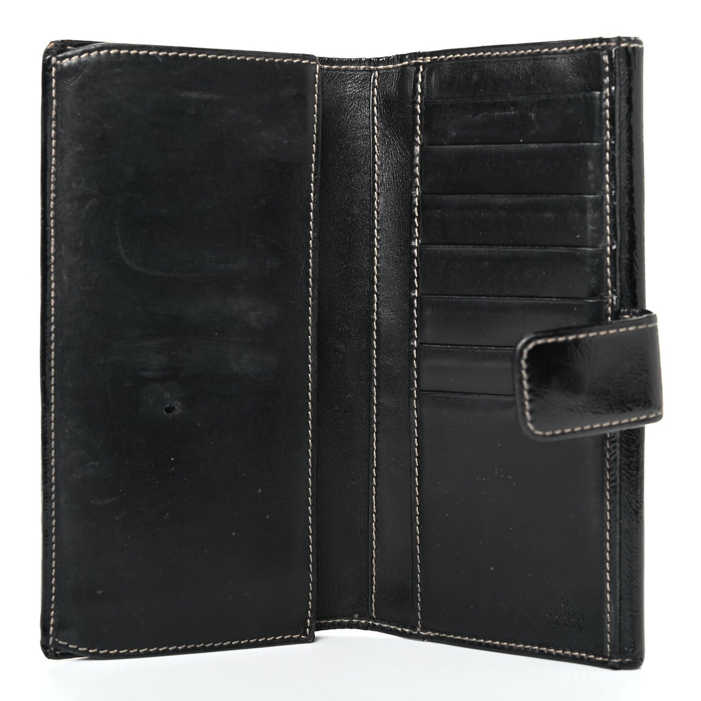 Patent Britt Continental Wallet Black