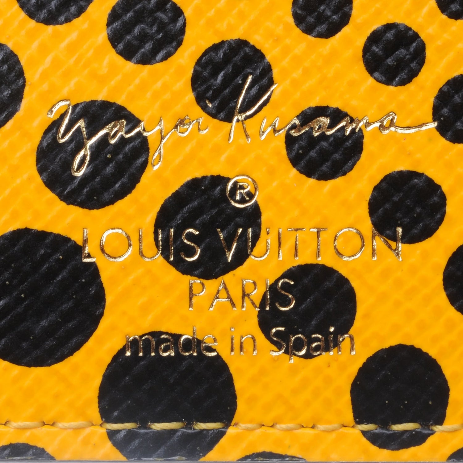 Louis Vuitton Monogram Kusama Waves Insolite Wallet Yellow 5 of 6