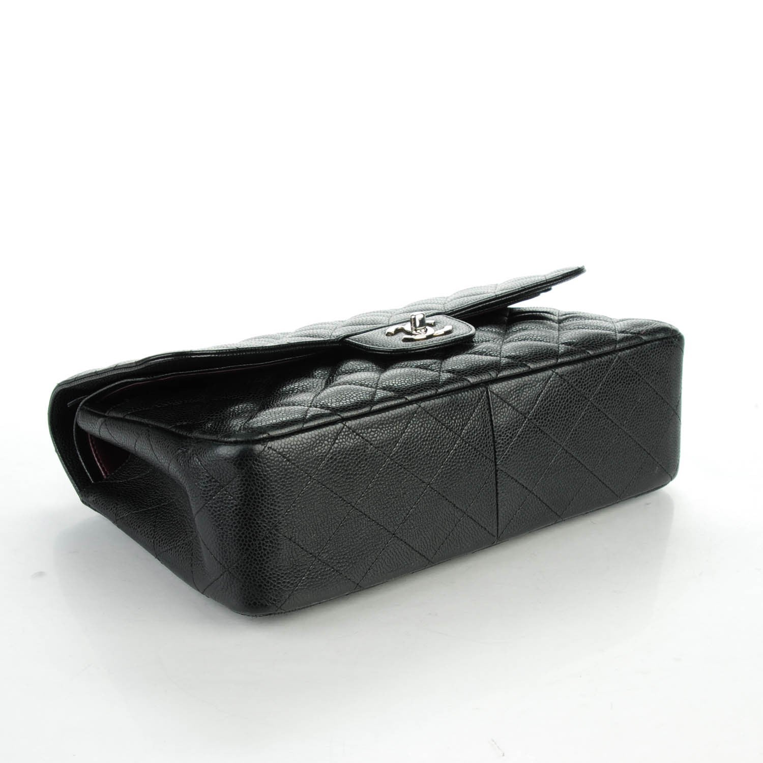 Chanel Caviar Quilted Jumbo Double Flap Black 4 of 7