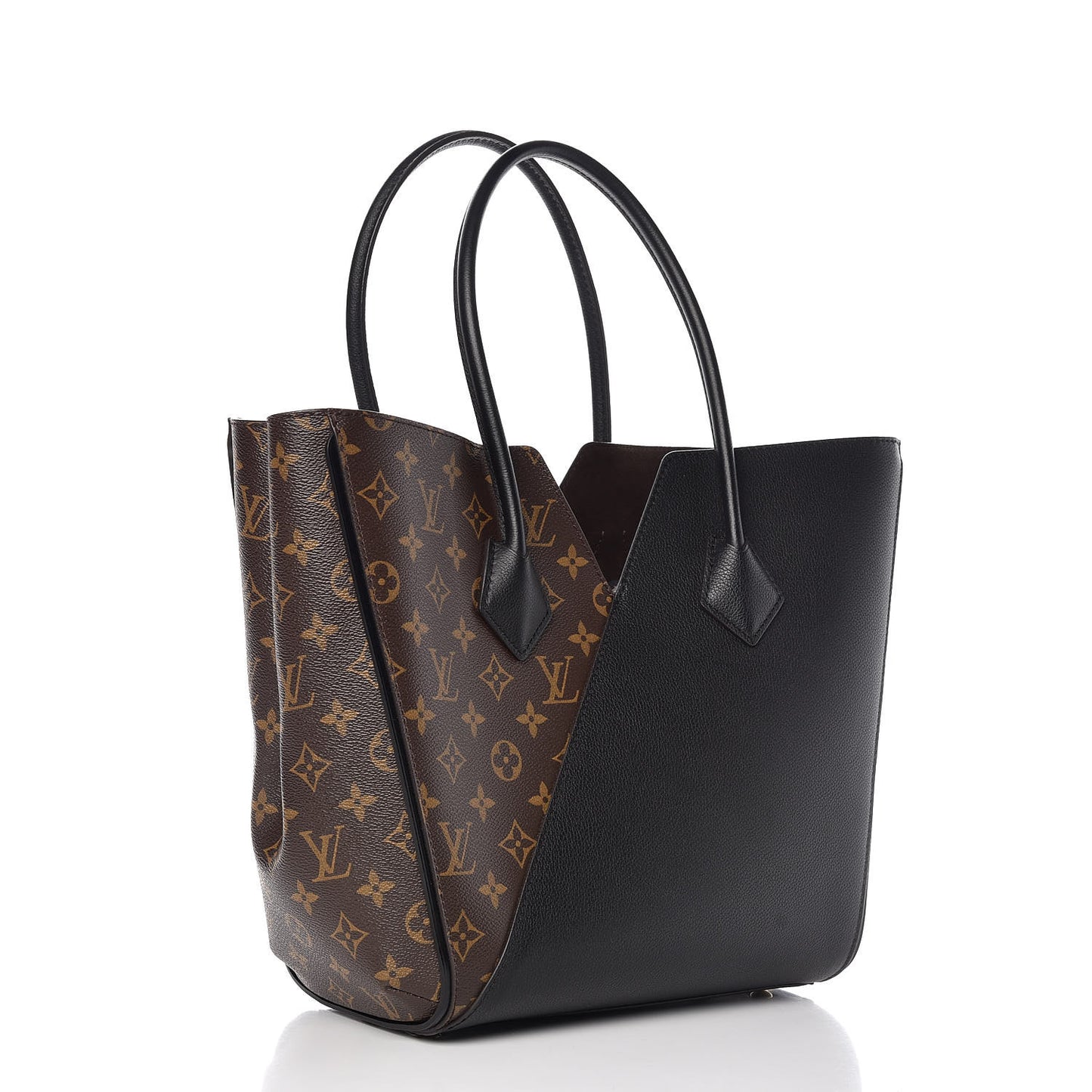 Calfskin Monogram Kimono Tote Black