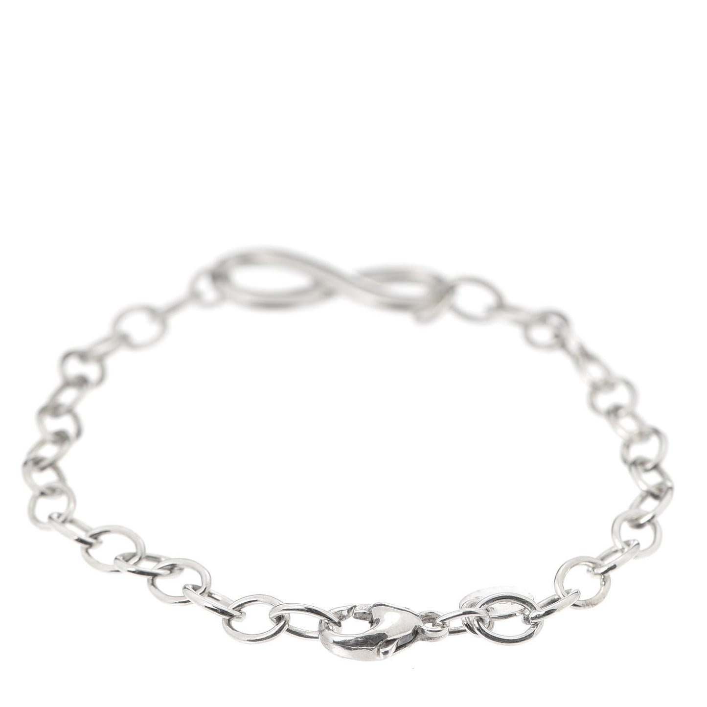 Sterling Silver Infinity Chain Bracelet