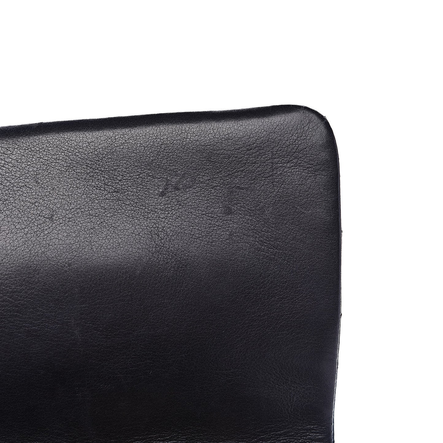 Lambskin Quilted XL Jumbo Single Flap Black