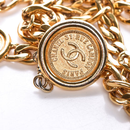 Chanel Chain CC Medallion Belt Gold 4 of 4