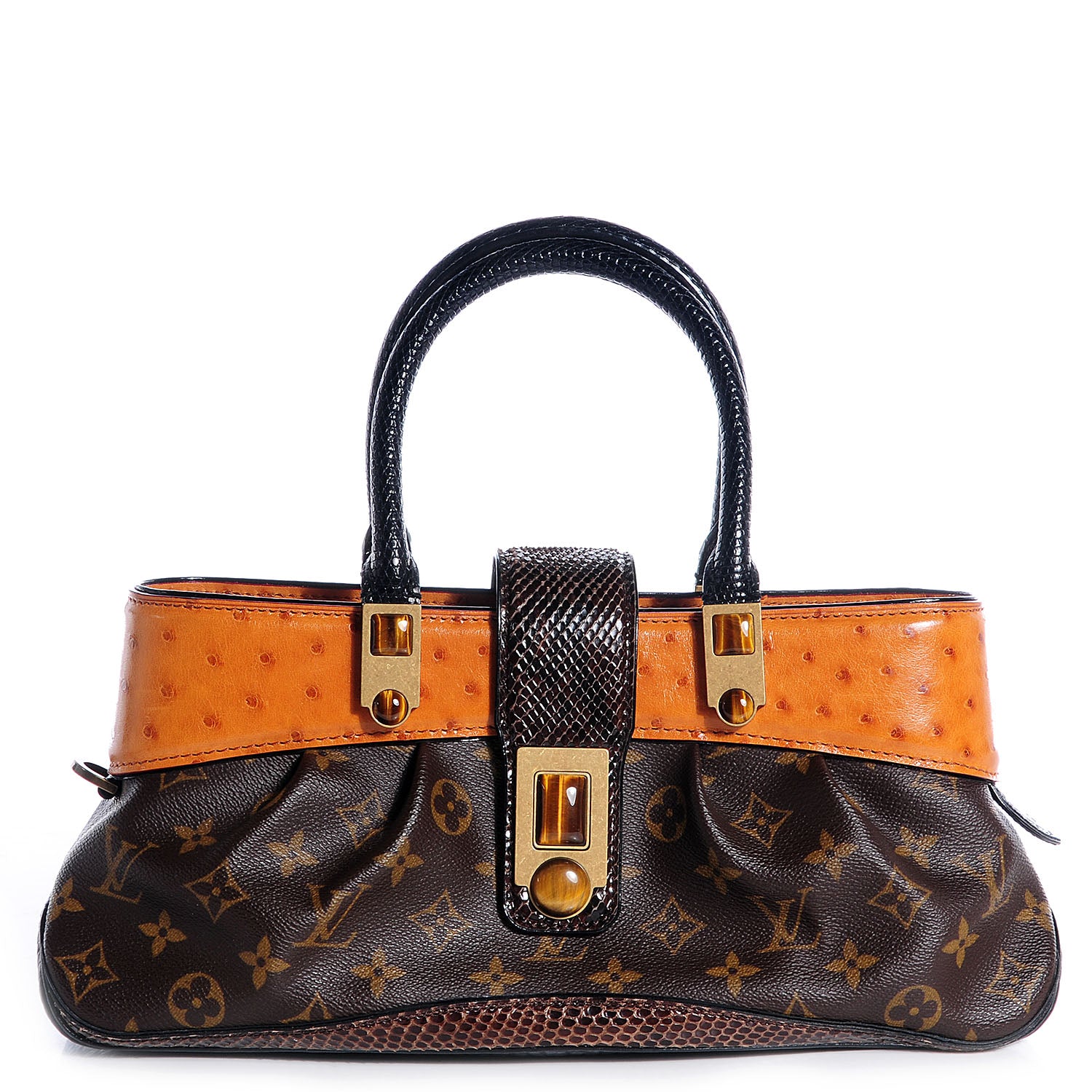 Louis Vuitton Monogram Waltz Macha Exotic Ostrich Bag 1 of 8