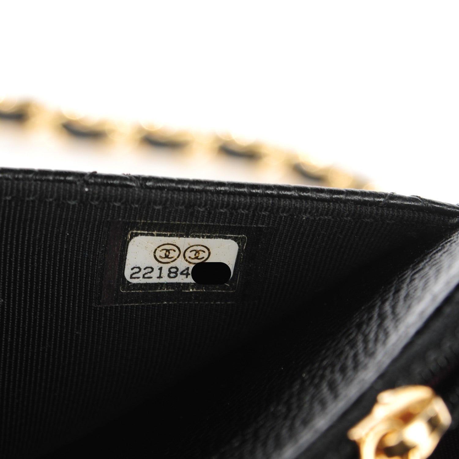 Chanel Caviar Quilted Wallet On Chain WOC Black 8 of 8