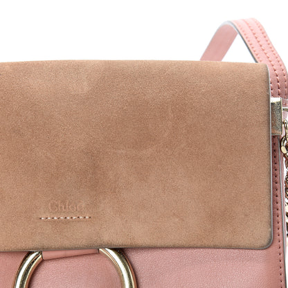 Chloe Suede Calfskin Small Faye Shoulder Bag Blushy Pink 11 of 17