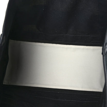 Balenciaga Canvas Striped M NavyCabas Black White 5 of 9