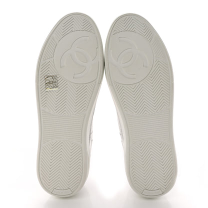 Chanel Calfskin CC Womens Sneakers 40.5 White 5 of 12
