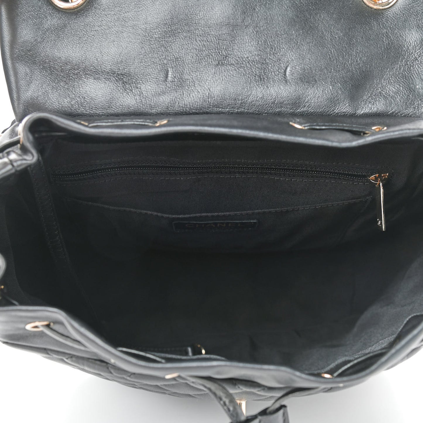 Lambskin Quilted Large Urban Spirit Backpack Black
