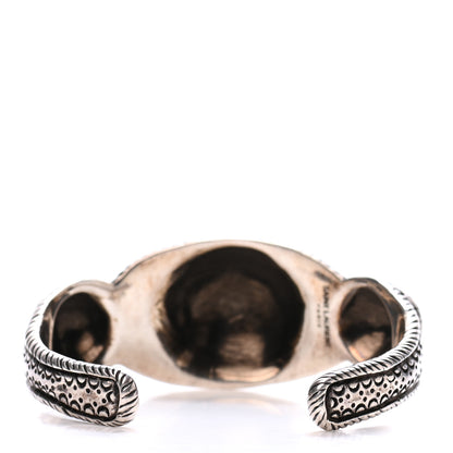 Saint Laurent Metallic Turquoise Navajo Cuff Bracelet Silver 3 of 4