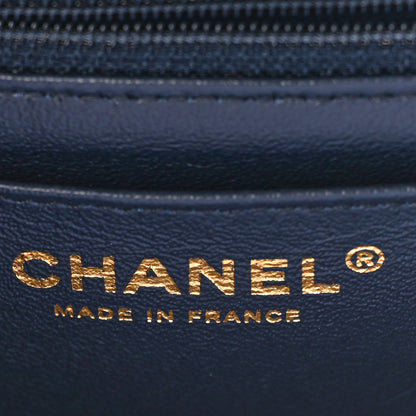 Chanel Tweed Quilted Mini Rectangular Flap Blue Orange Yellow 6 of 9