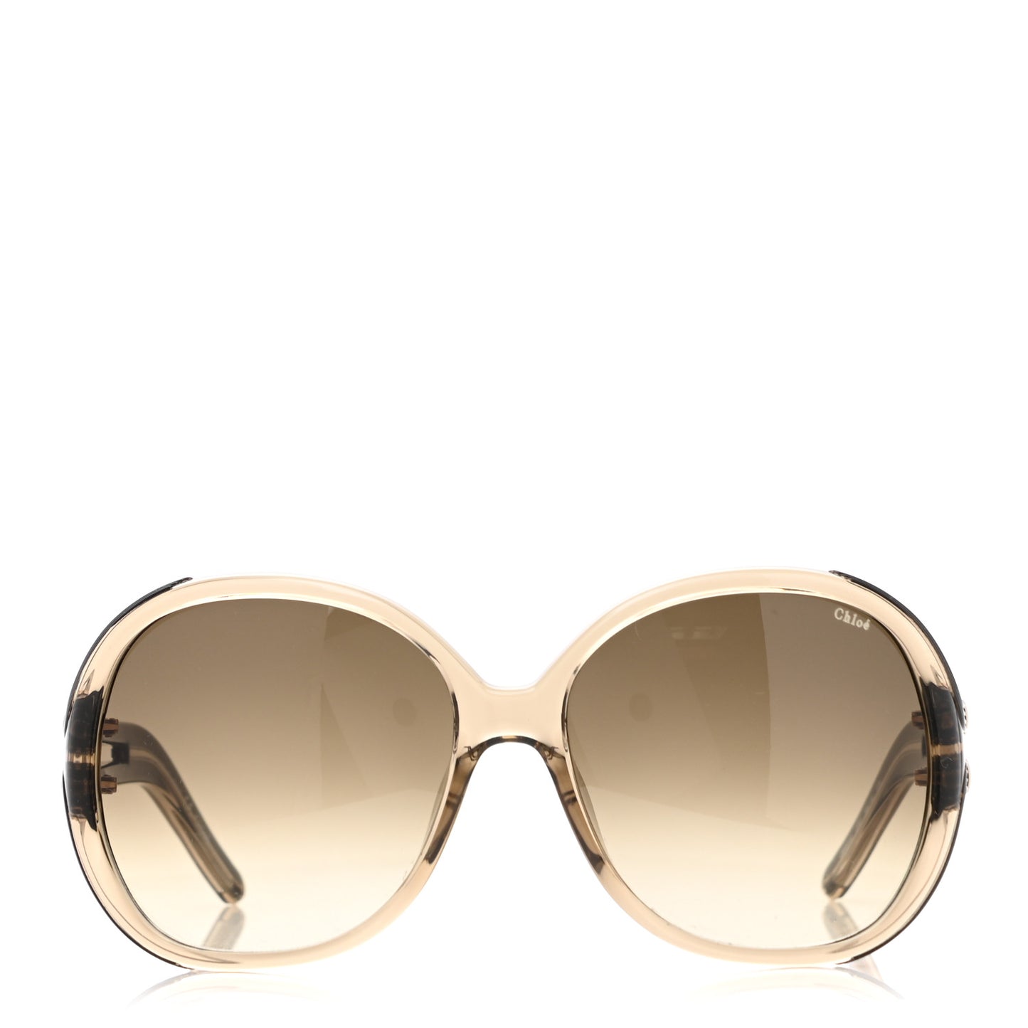 Oversized Round Sunglasses CE651S Gold