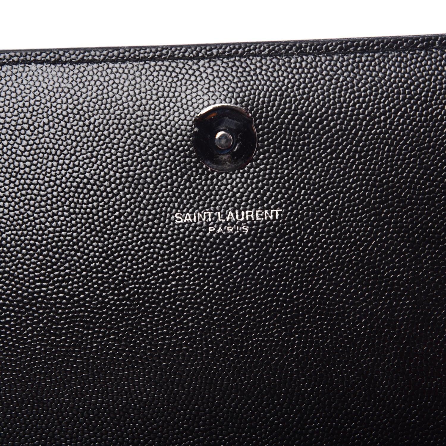 Saint Laurent Grain De Poudre Medium Classic Monogram Flame Print Kate Satchel Black 6 of 11