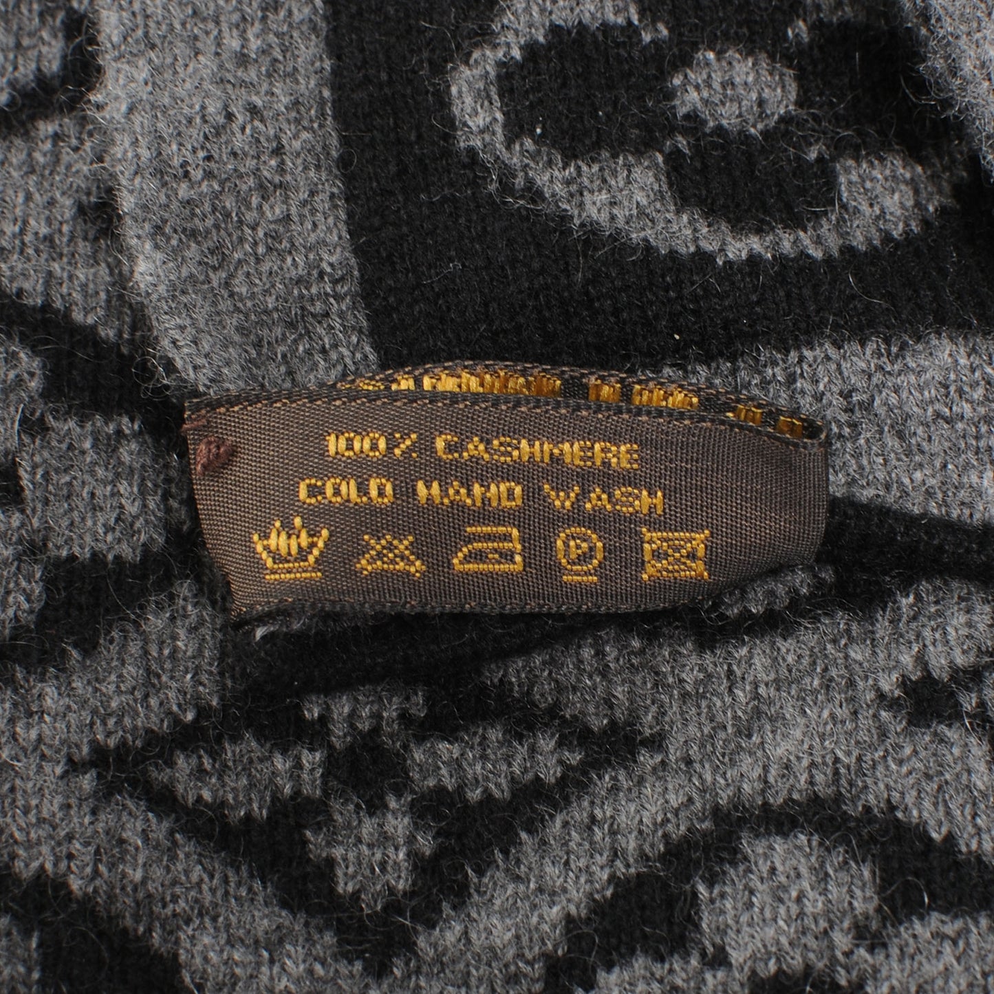 Cashmere Monogram Scarf