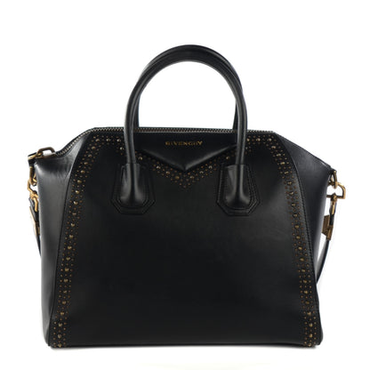 Givenchy Calfskin Medium Studded Antigona Black 1 of 12