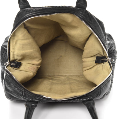 Saint Laurent Perforated Calfskin Medium Easy Y Sac Black 5 of 13