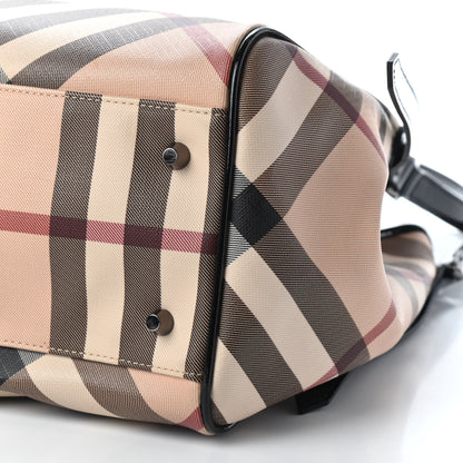 Burberry Nova Check Small Canterbury Tote Black 7 of 7