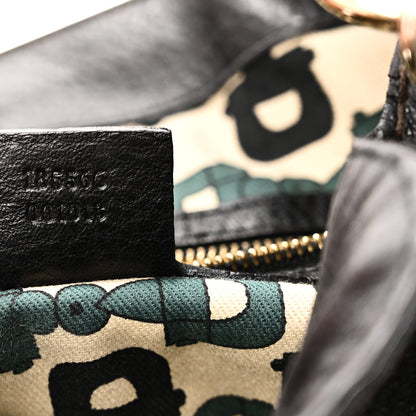 Gucci Calfskin Medium Indy Top Handle Hobo Black 7 of 10