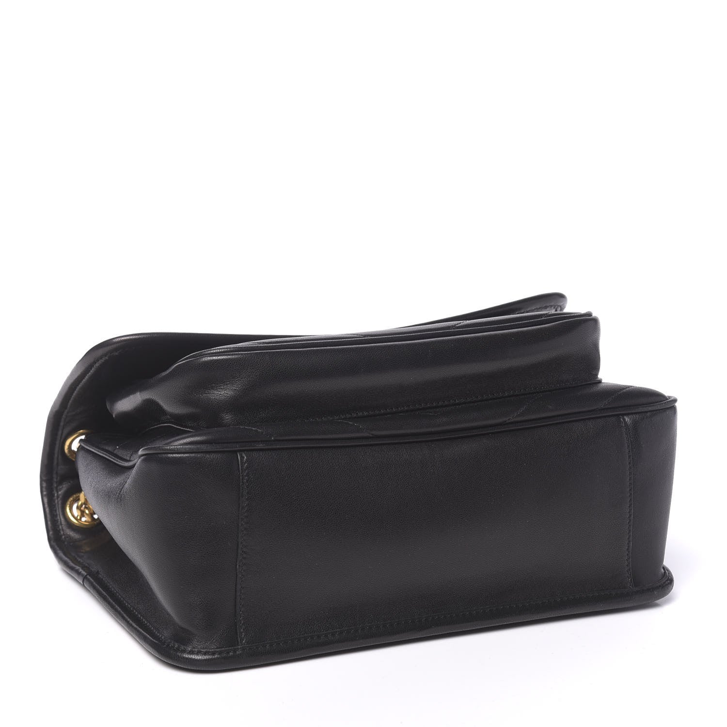 Saint Laurent Lambskin Matelasse Monogram Medium Niki Chain Satchel Black 4 of 9