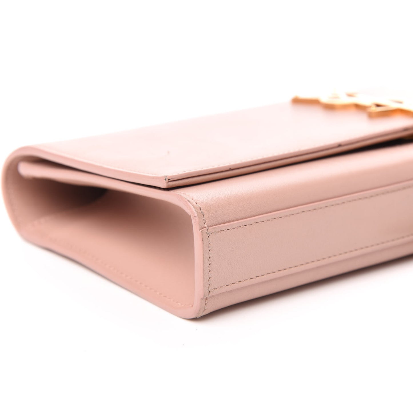 Calfskin Classic Monogram Tassel Clutch Pale Blush