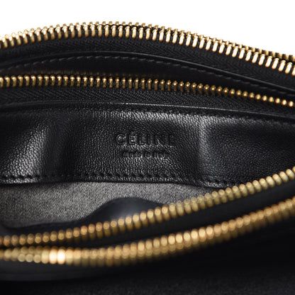 Celine Lambskin Small Trio Crossbody Bag Black 9 of 9