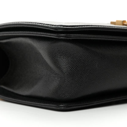 Chanel Caviar Quilted Medium Boy Flap Black 9 of 13