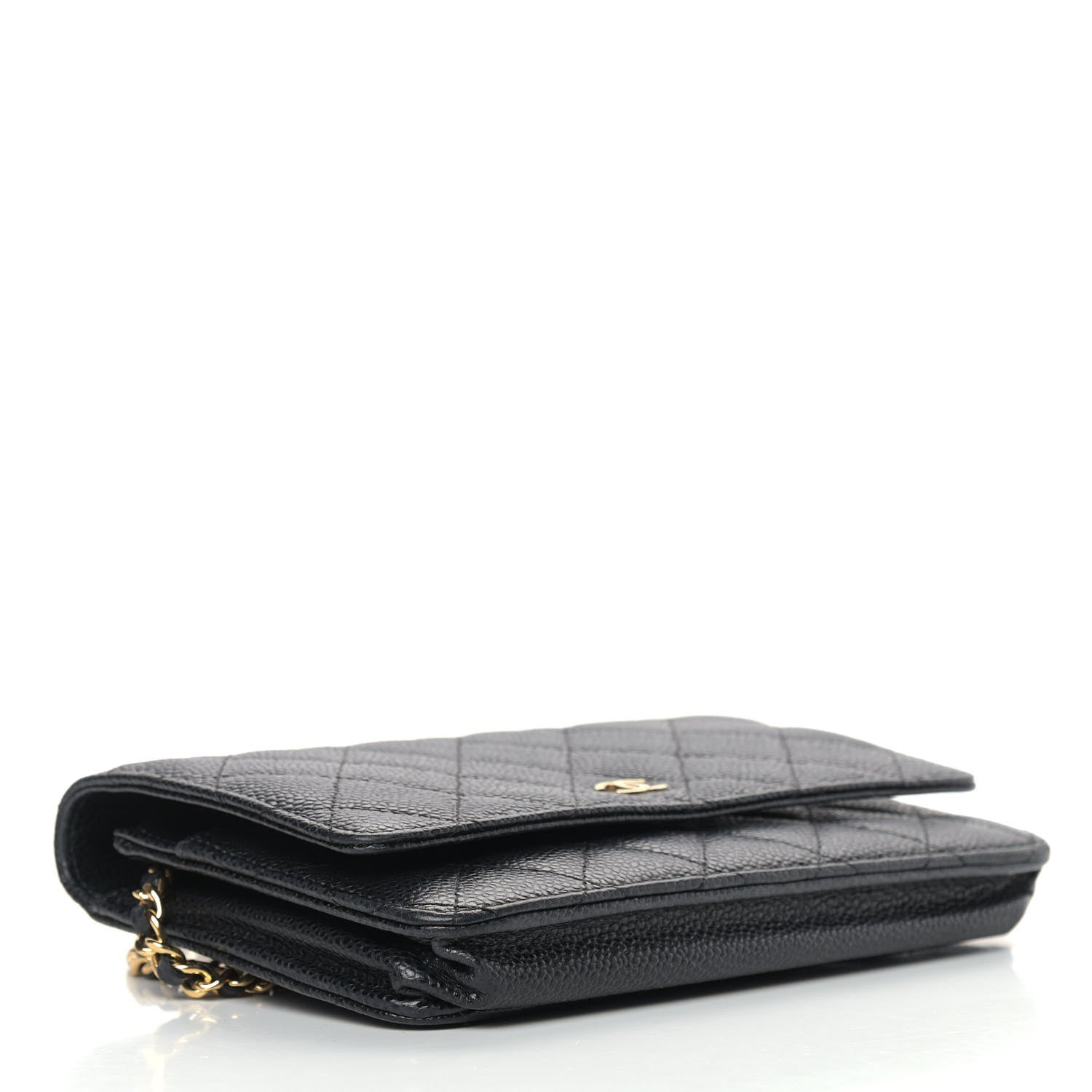 Chanel Caviar Quilted Wallet On Chain WOC Black 4 of 13
