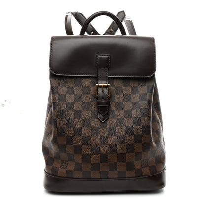 Louis Vuitton Damier Ebene Soho Backpack 1 of 9