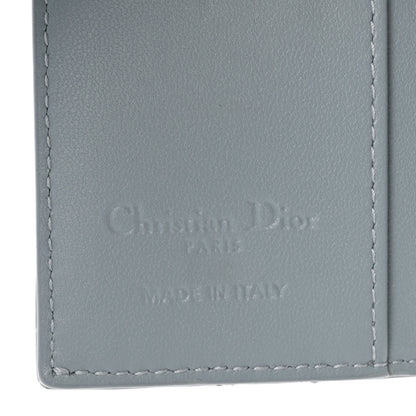 Christian Dior Lambskin Cannage Miss Dior 4 Key Holder Wallet Cloud Blue 6 of 7