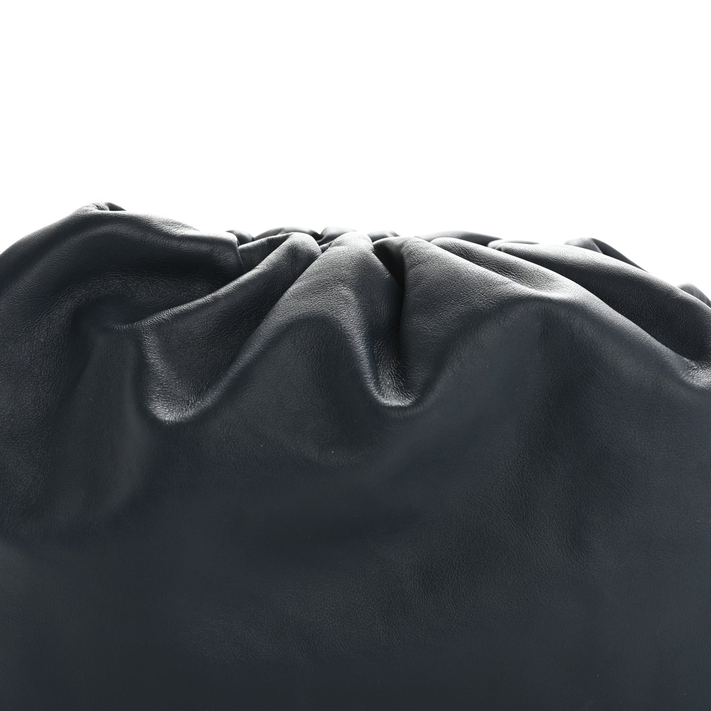 Smooth Butter Calf The Pouch Oversized Clutch Deep Blue