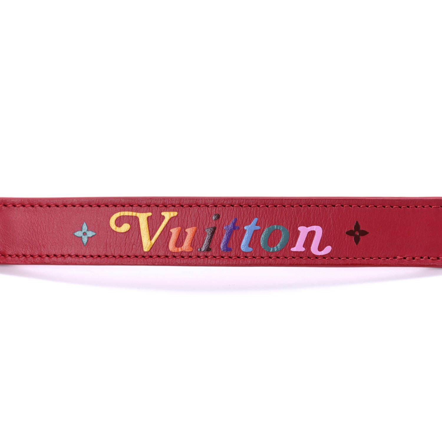 Louis Vuitton Calfskin New Wave Chain Pochette Scarlet 7 of 9