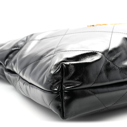 Chanel Shiny Calfskin Quilted Chanel 22 Black 10 of 11