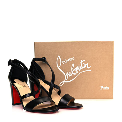 Christian Louboutin Nappa Loubi Bee Alta 85 Sandals 36.5 Black 8 of 8