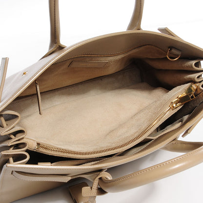 Saint Laurent Calfskin Small Sac De Jour Dark Beige 7 of 8
