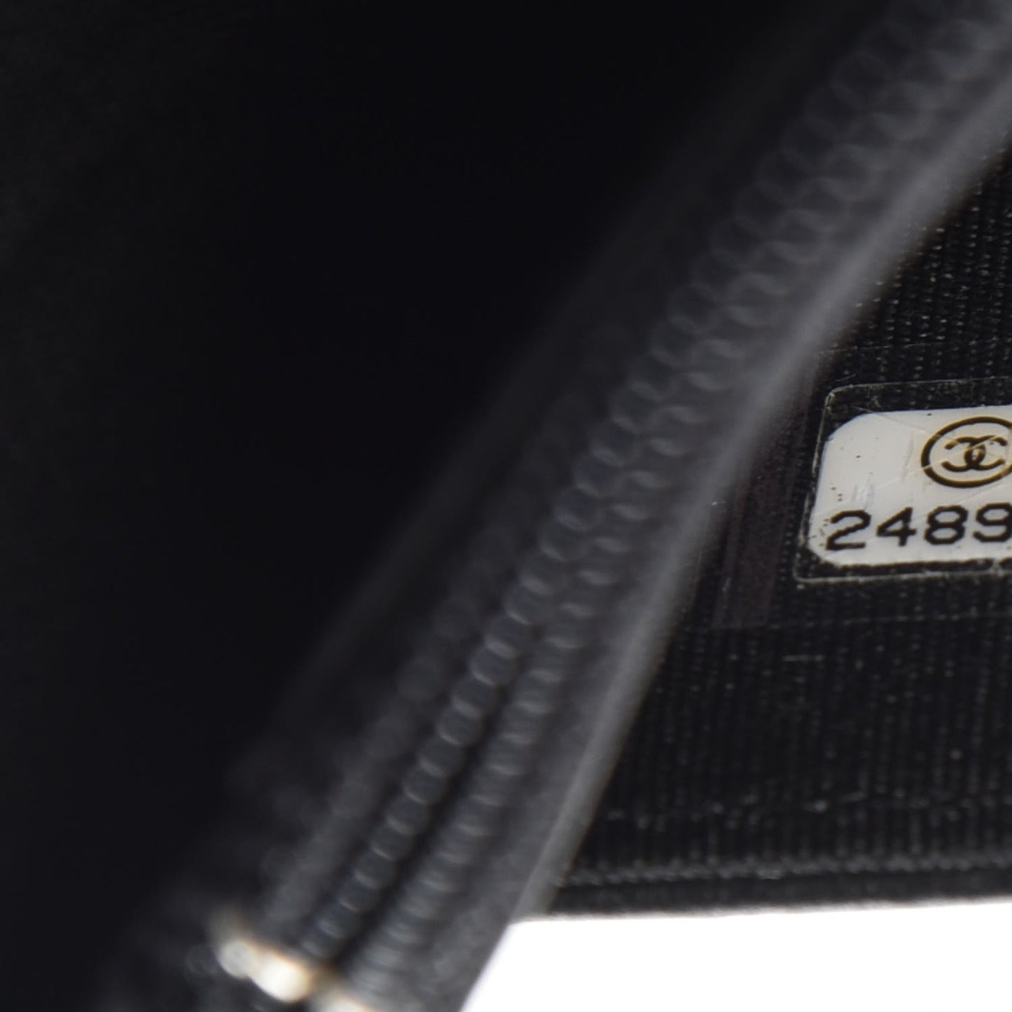 Caviar Quilted Boy Wallet On Chain WOC Black