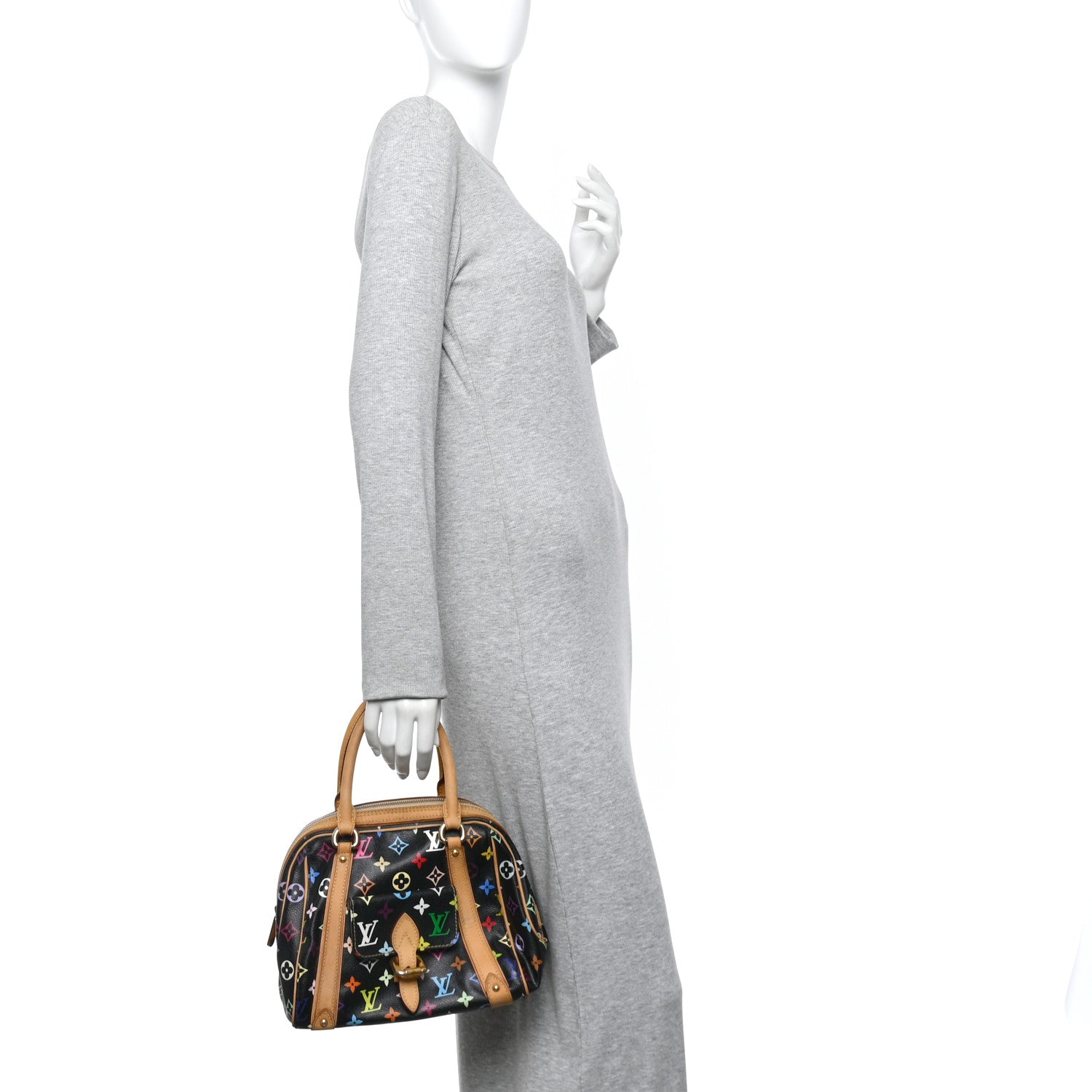 Louis Vuitton Monogram Multicolor Priscilla Black 2 of 12