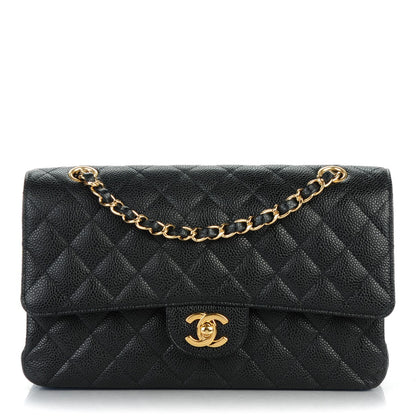 Chanel Caviar Quilted Medium Double Flap Black 1 of 7