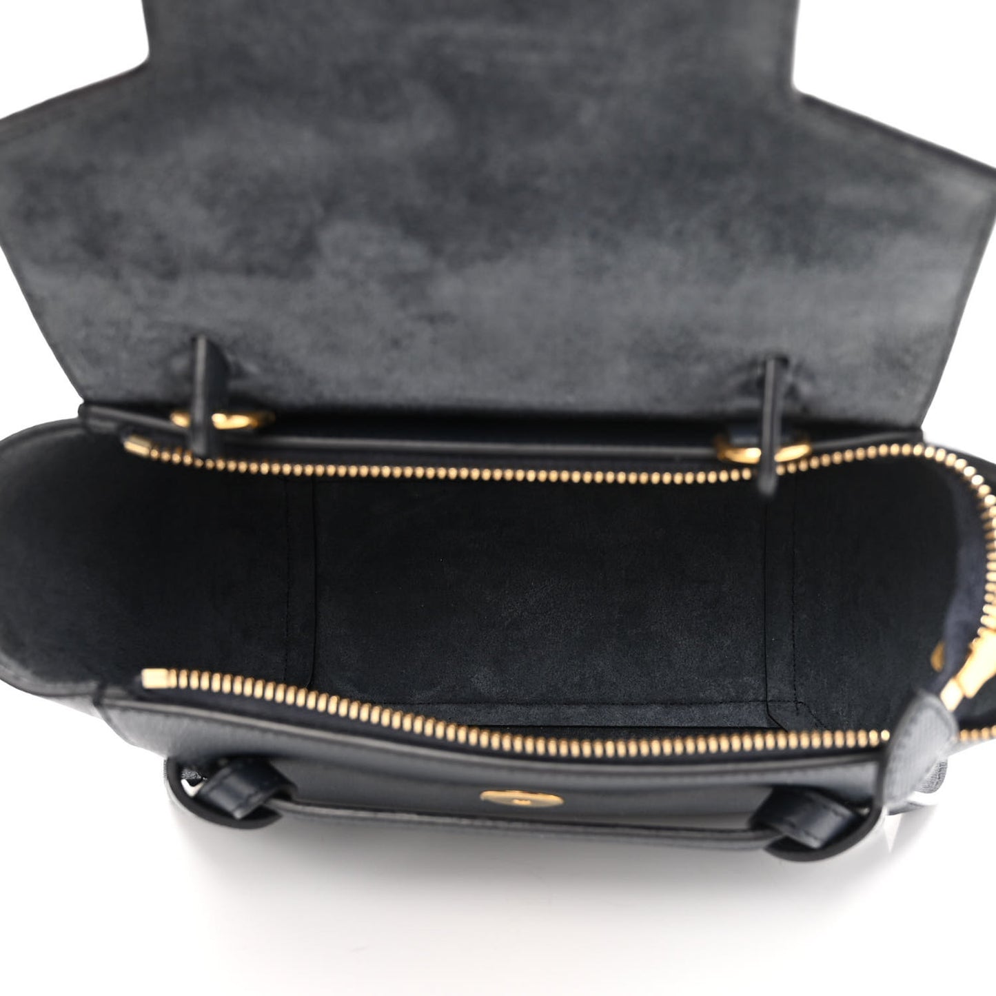 Grained Calfskin Nano Belt Bag Navy