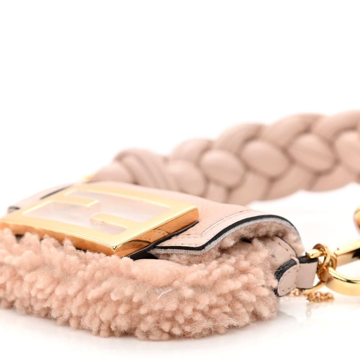 Lambskin Shearling Nano Baguette Maxi Handle Charm Soap